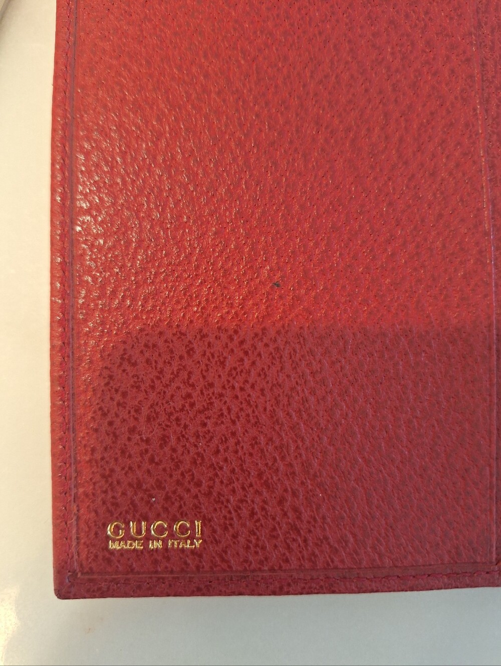 Gucci Red Leather Long Slim Wallet EUC - Picture 5 of 8